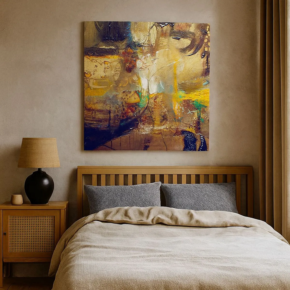 Quadro su tela - Stampe su Tela - Freddo, più caldo, bollente - 30x30 cm