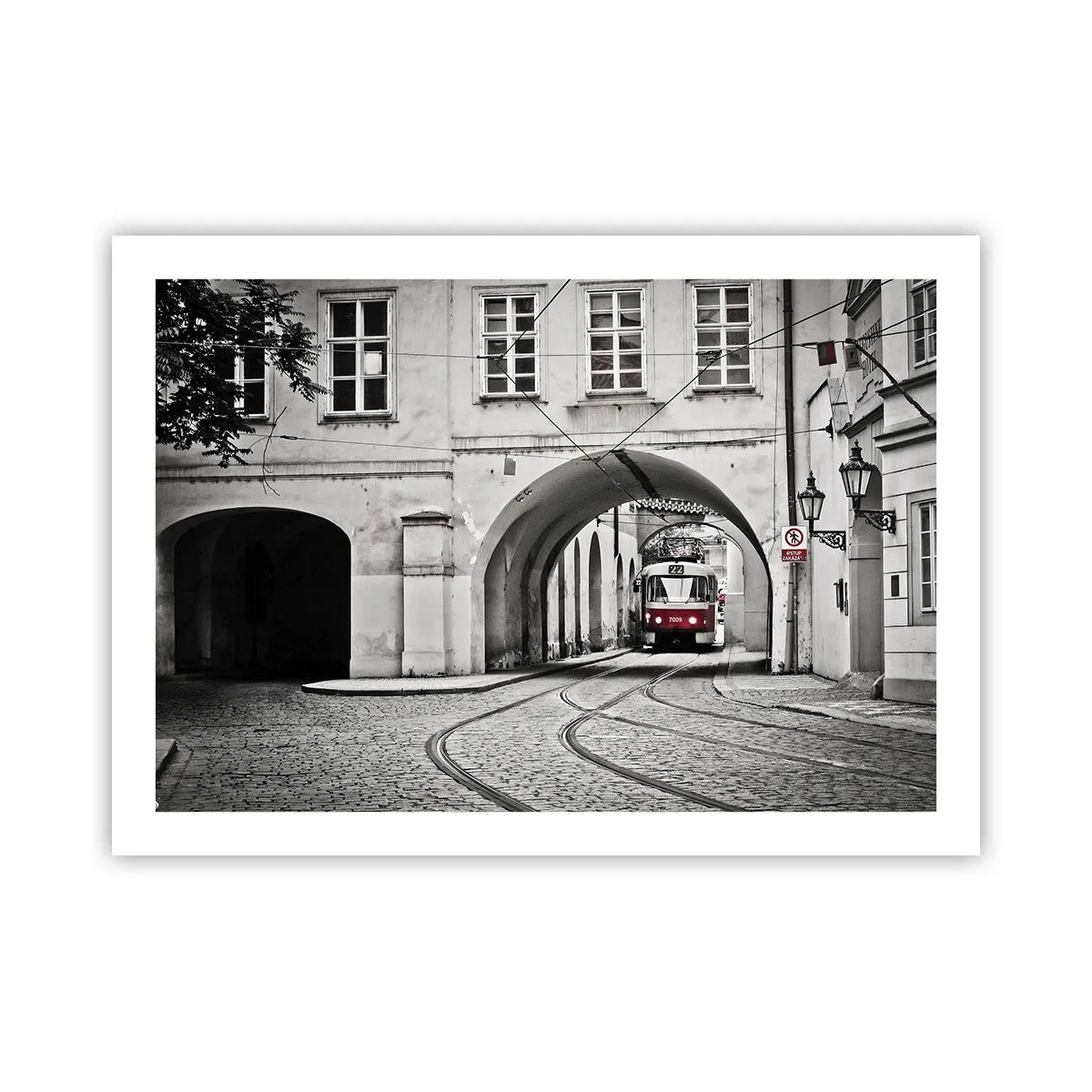 Poster - Attraverso il labirinto cittadino - 70x50 cm