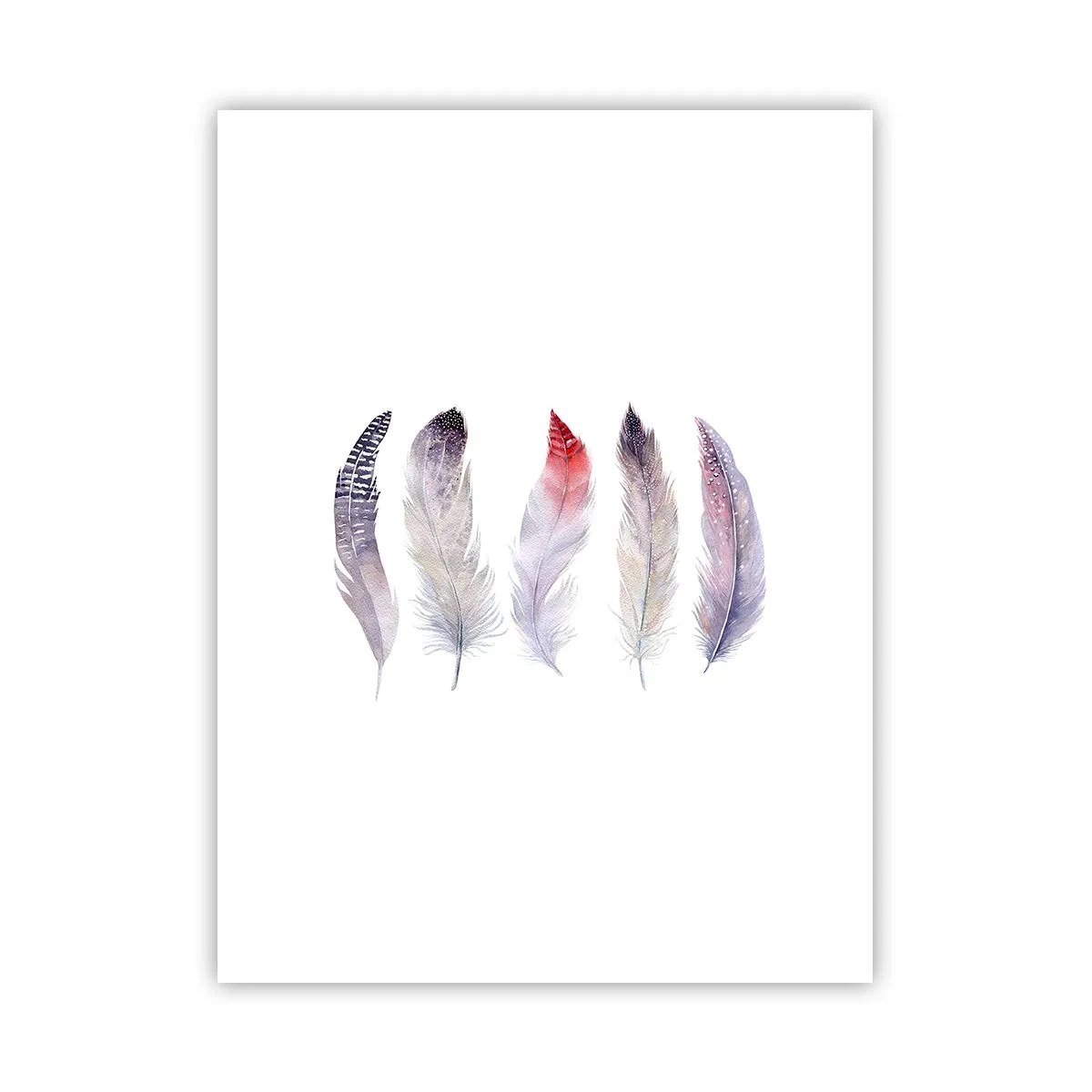 Poster - Delicate come una nebbia multicolore - 30x40 cm