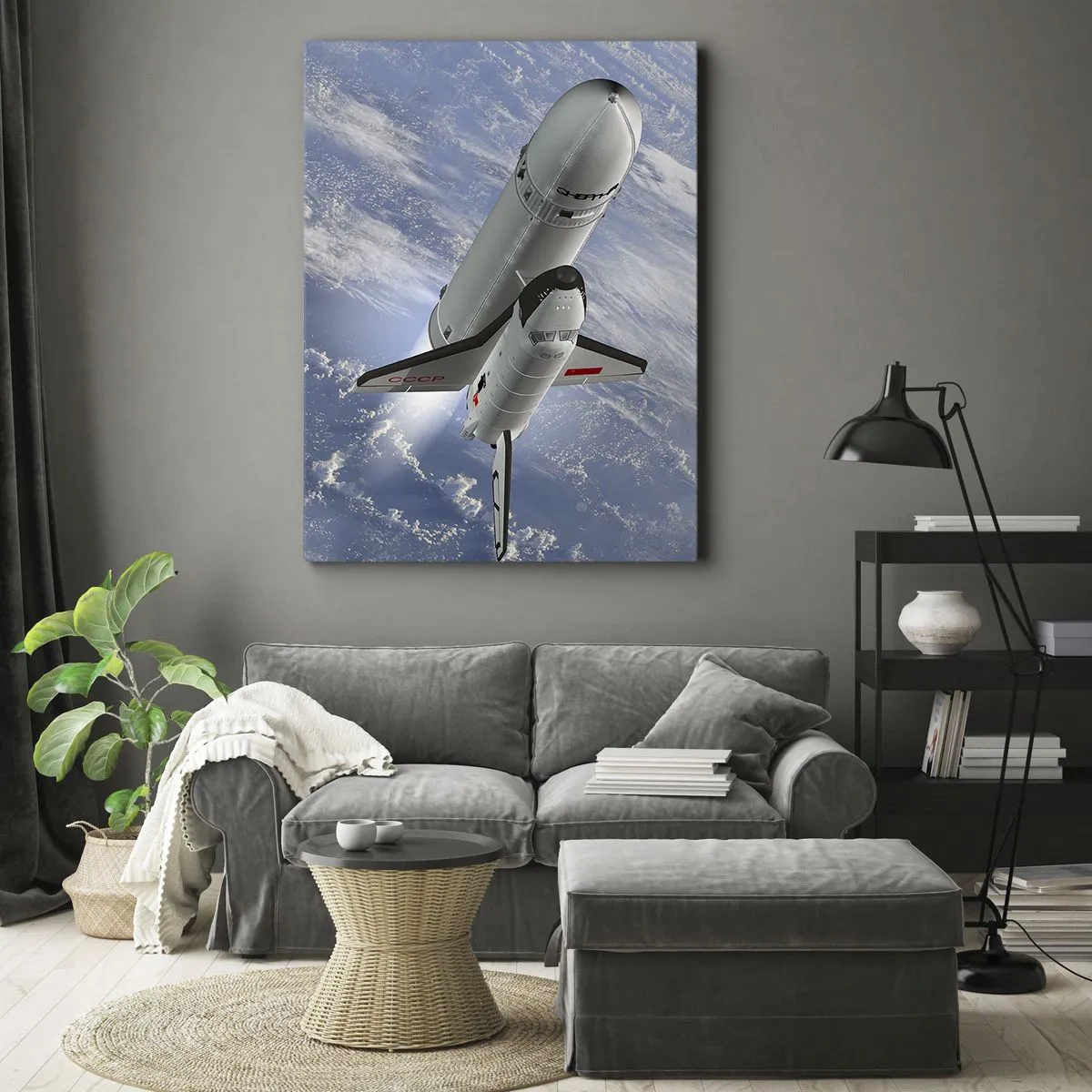 Quadro su tela - Stampe su Tela - Ascensione cosmica - 65x120 cm