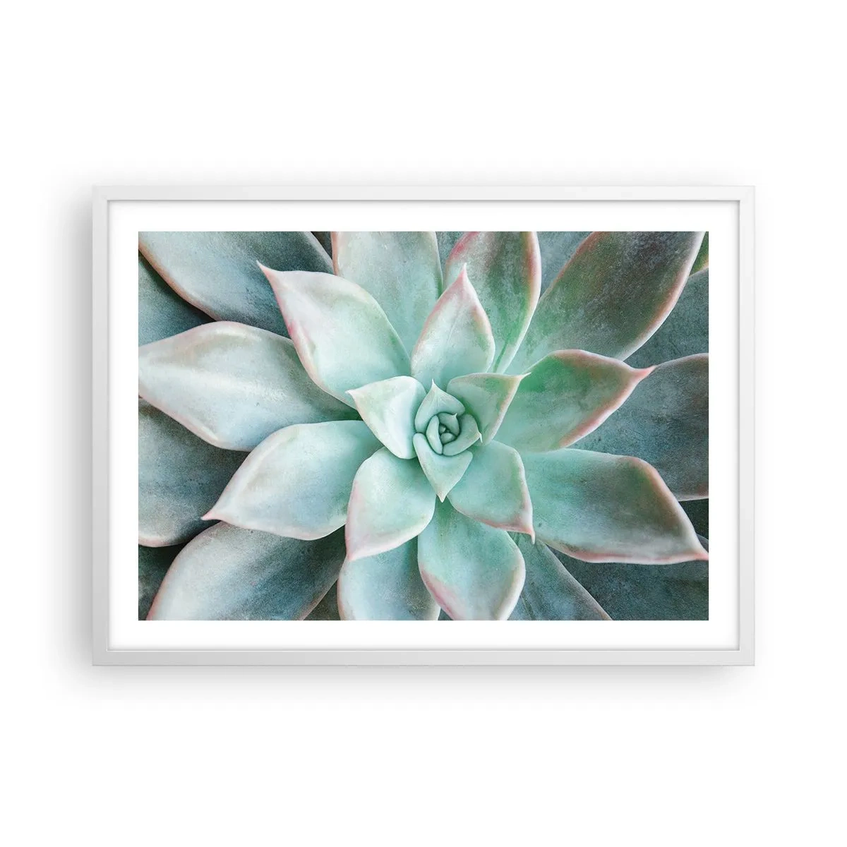 Poster in cornice bianca - Il cuore del deserto - 70x50 cm