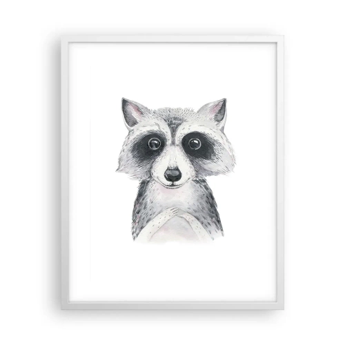 Poster in cornice bianca - Un attimo di commozione - 40x50 cm