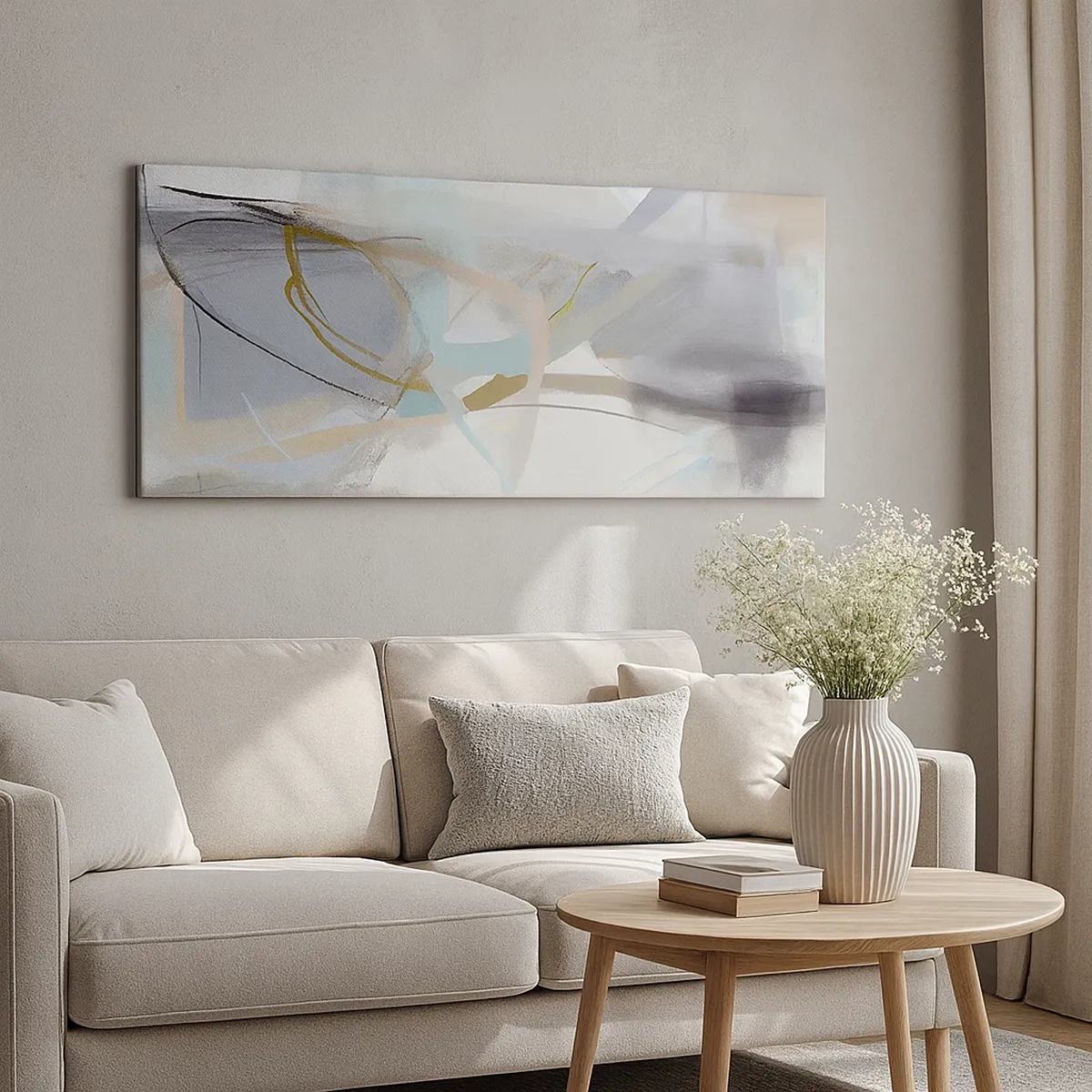 Quadro su tela - Stampe su Tela - Astrazione nebulosa - 30x30 cm