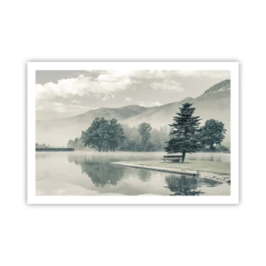 Poster - Il lago dorme ancora - 91x61 cm