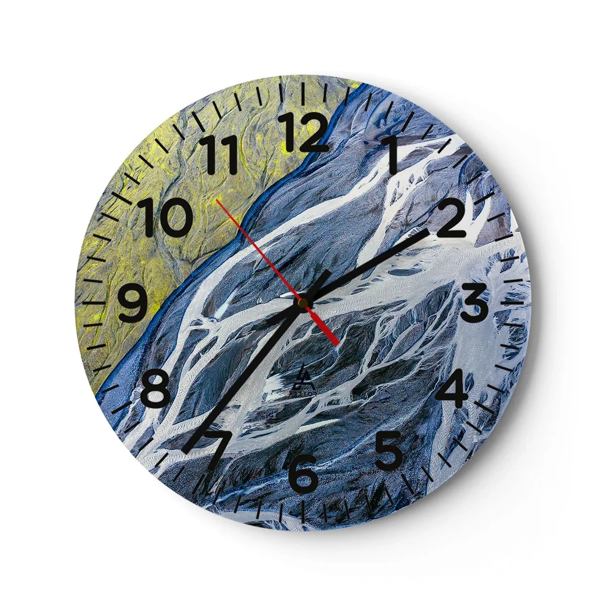 Orologio da parete - Orologio in Vetro - Le pitture rupestri della natura - 30x30 cm