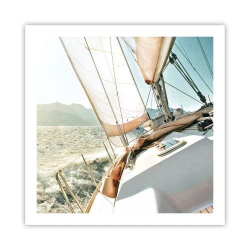 Poster - A vele spiegate - 60x60 cm