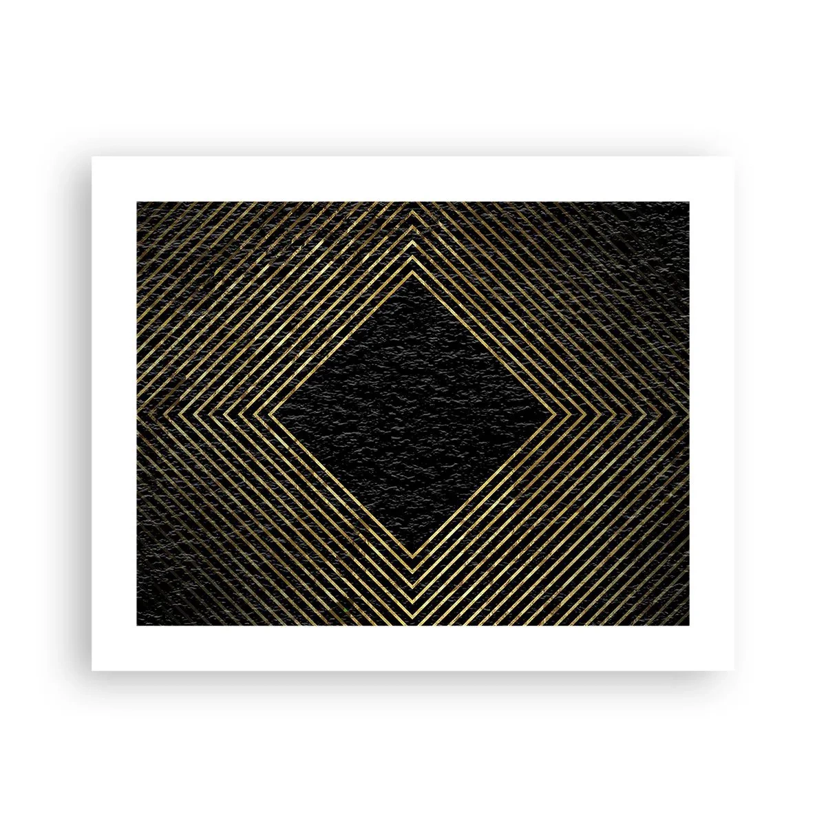 Poster - Geometria in stile glamour - 50x40 cm