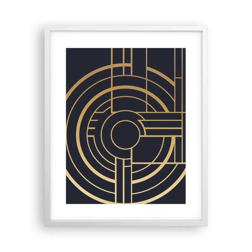 Poster in cornice bianca - Il giro delle cose - 40x50 cm