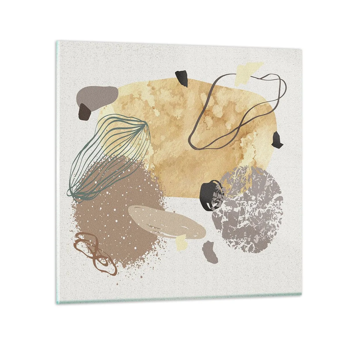 Quadro su vetro - Schizzologia applicata - 30x30 cm