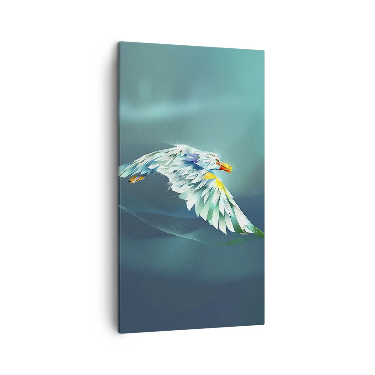 Quadro su tela - Stampe su Tela - Potenza del volo dell'aquila - 45x80 cm
