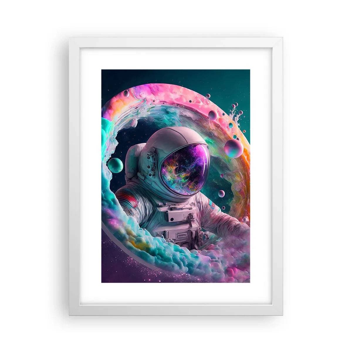 Poster in cornice bianca - Stargate - 30x40 cm