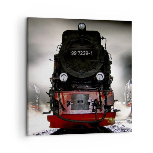 Quadro su tela - Stampe su Tela - Ansima, sbuffa e soffia - 60x60 cm