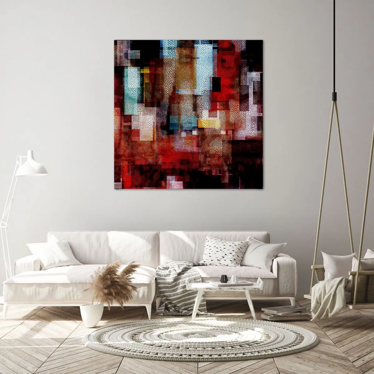 Quadro su tela - Stampe su Tela - Confusione aggrovigliata - 30x30 cm