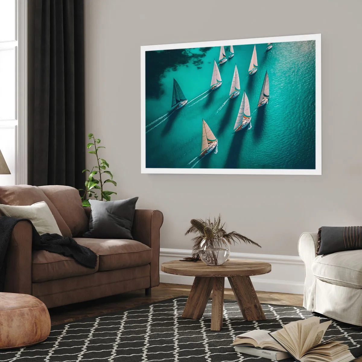 Poster - In gara con il vento - 91x61 cm