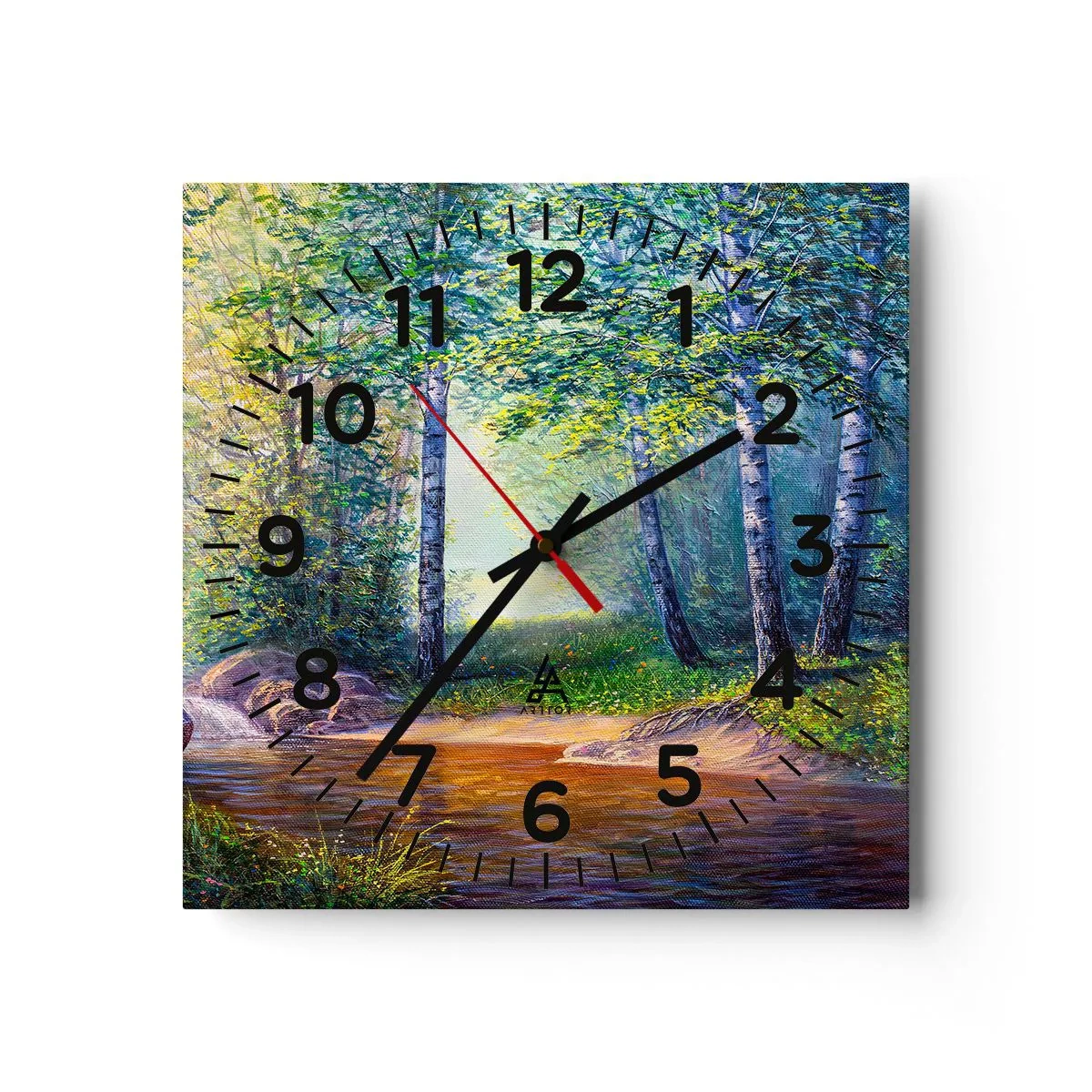 Orologio da parete - Orologio in Vetro - Scena di beatitudine - 30x30 cm