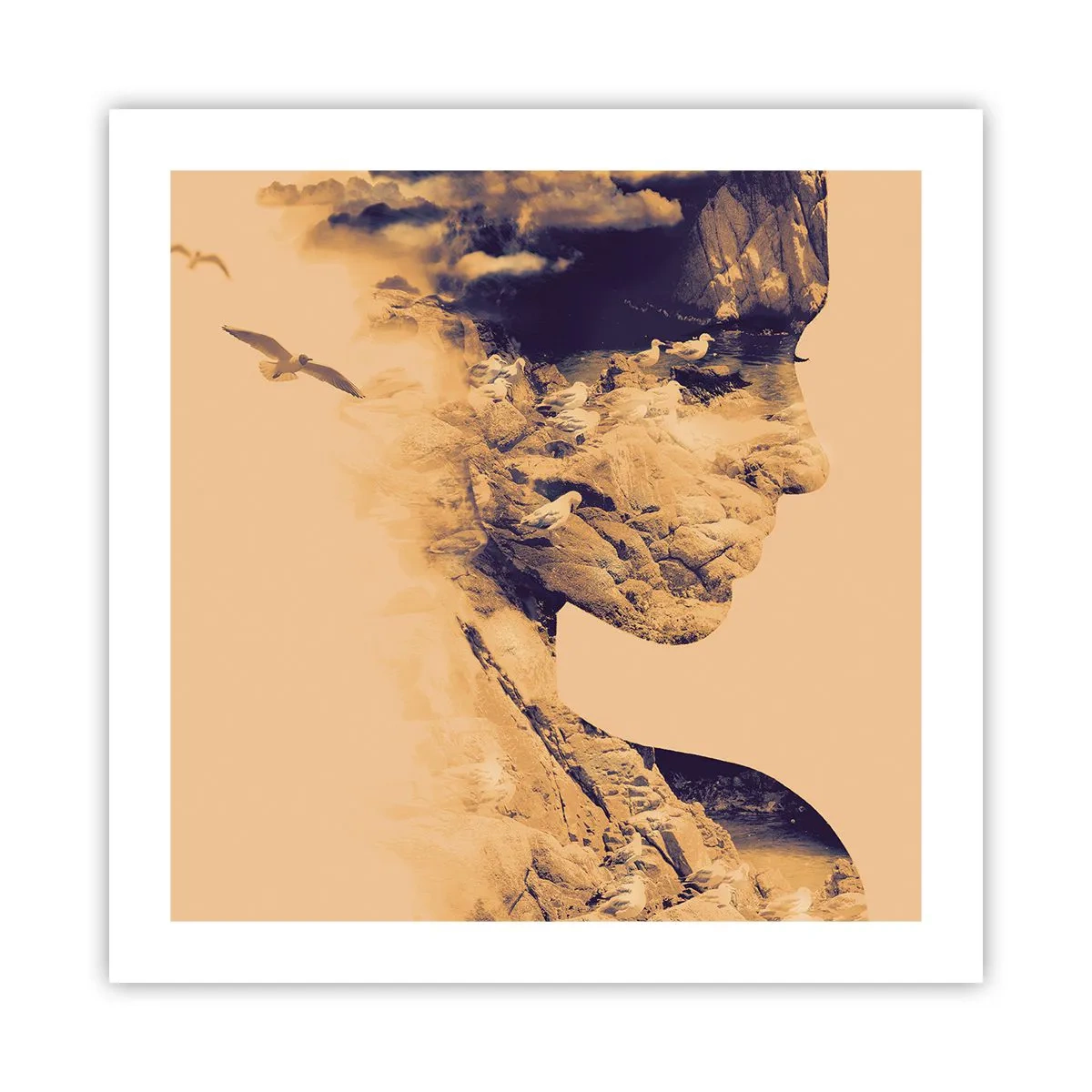 Poster - Bella di natura - 50x50 cm