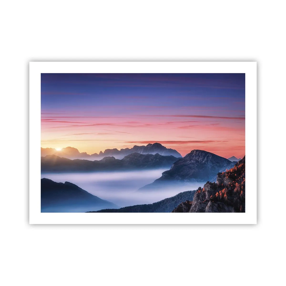 Poster - Sopra le valli - 70x50 cm