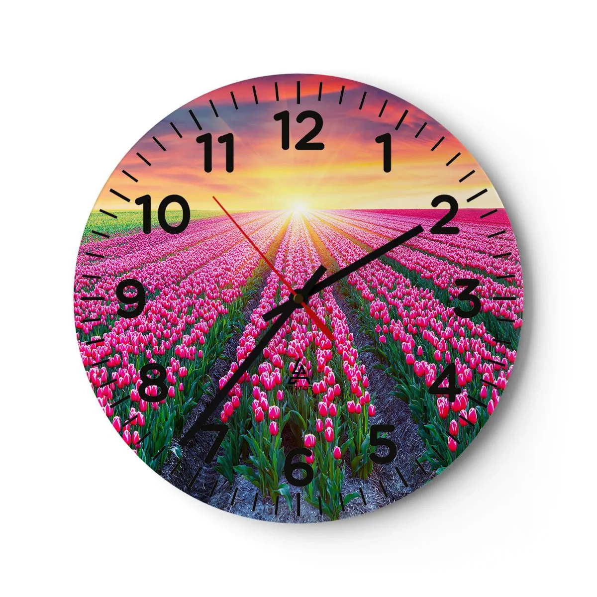 Orologio da parete - Orologio in Vetro - La fattoria della bellezza - 30x30 cm