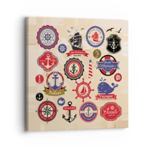 Quadro su tela - Stampe su Tela - Fratellanza di vela - 30x30 cm