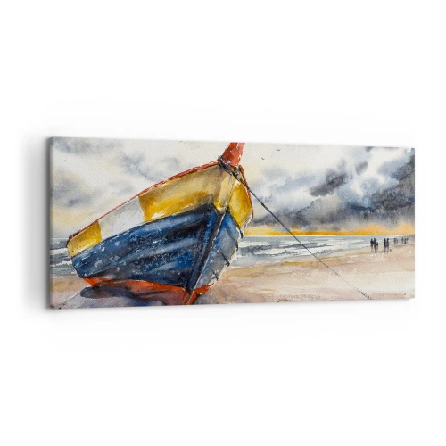 Quadro su tela - Stampe su Tela - Riposo sulla riva - 100x40 cm