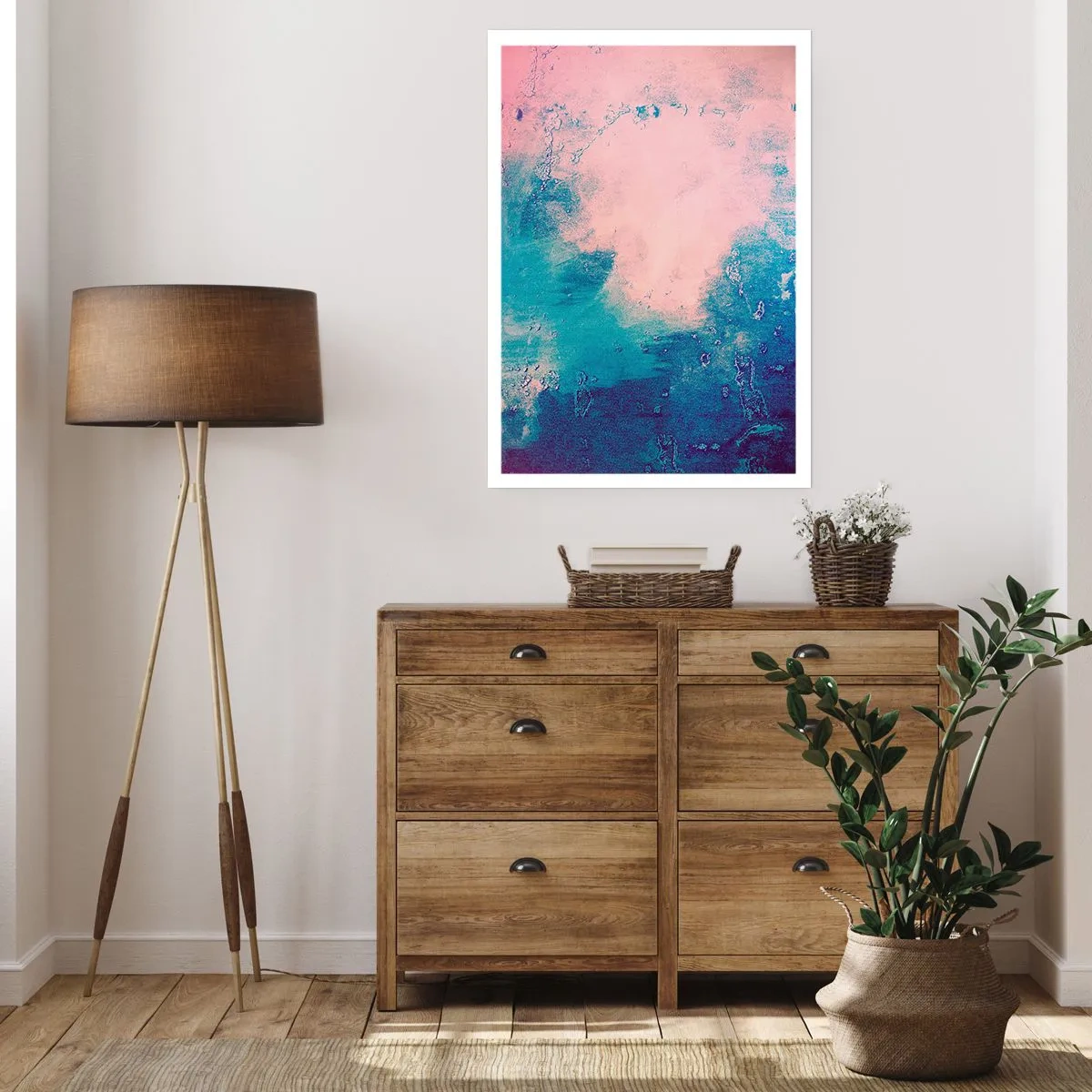 Poster - Abbracci nel blu - 61x91 cm