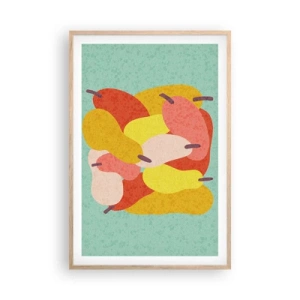 Poster in cornice rovere chiaro - Assaggia il sole estivo - 61x91 cm