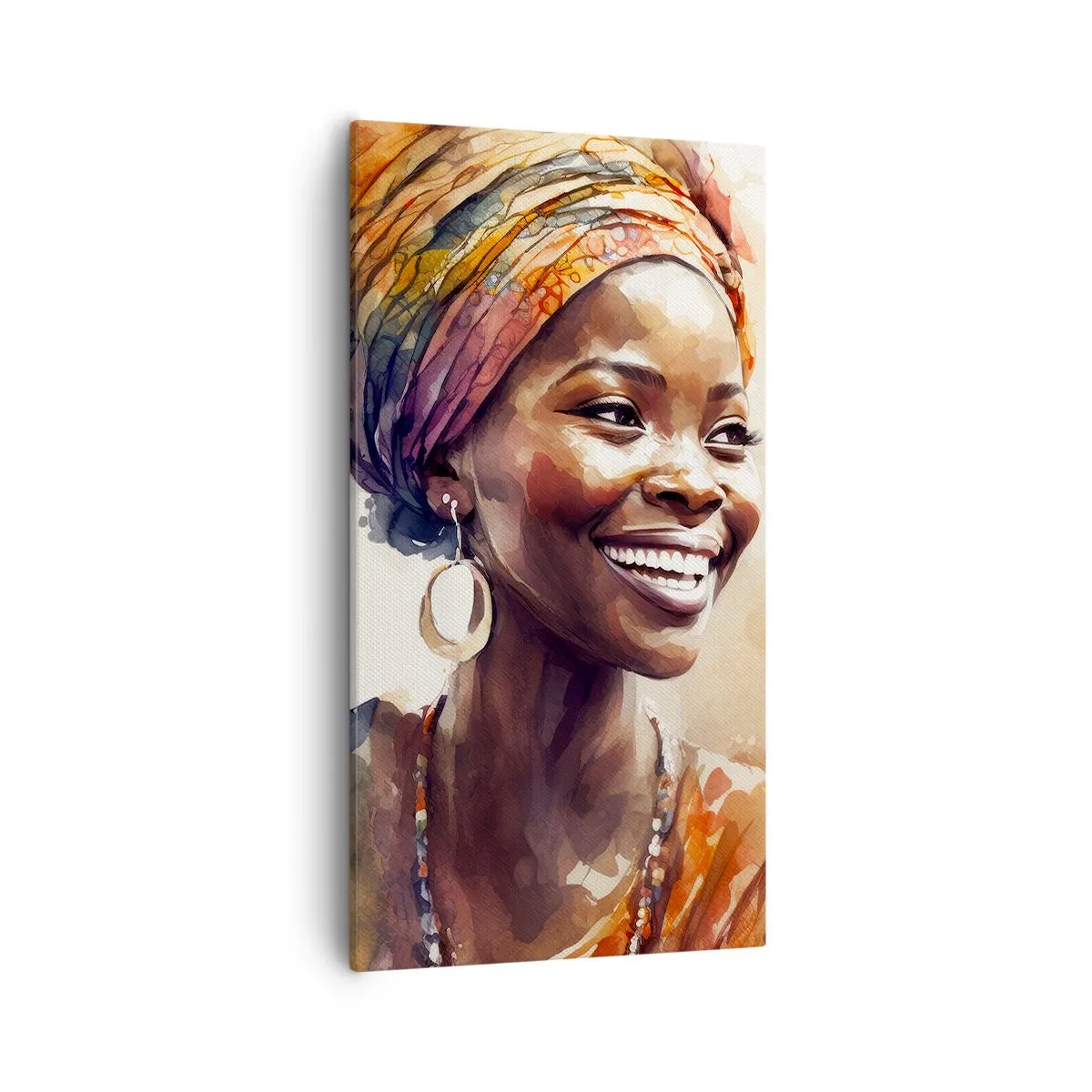 Quadro su tela - Stampe su Tela - Regina africana - 55x100 cm