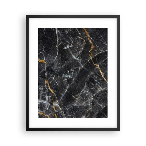 Poster in cornice nera - La vita interiore delle pietre - 40x50 cm