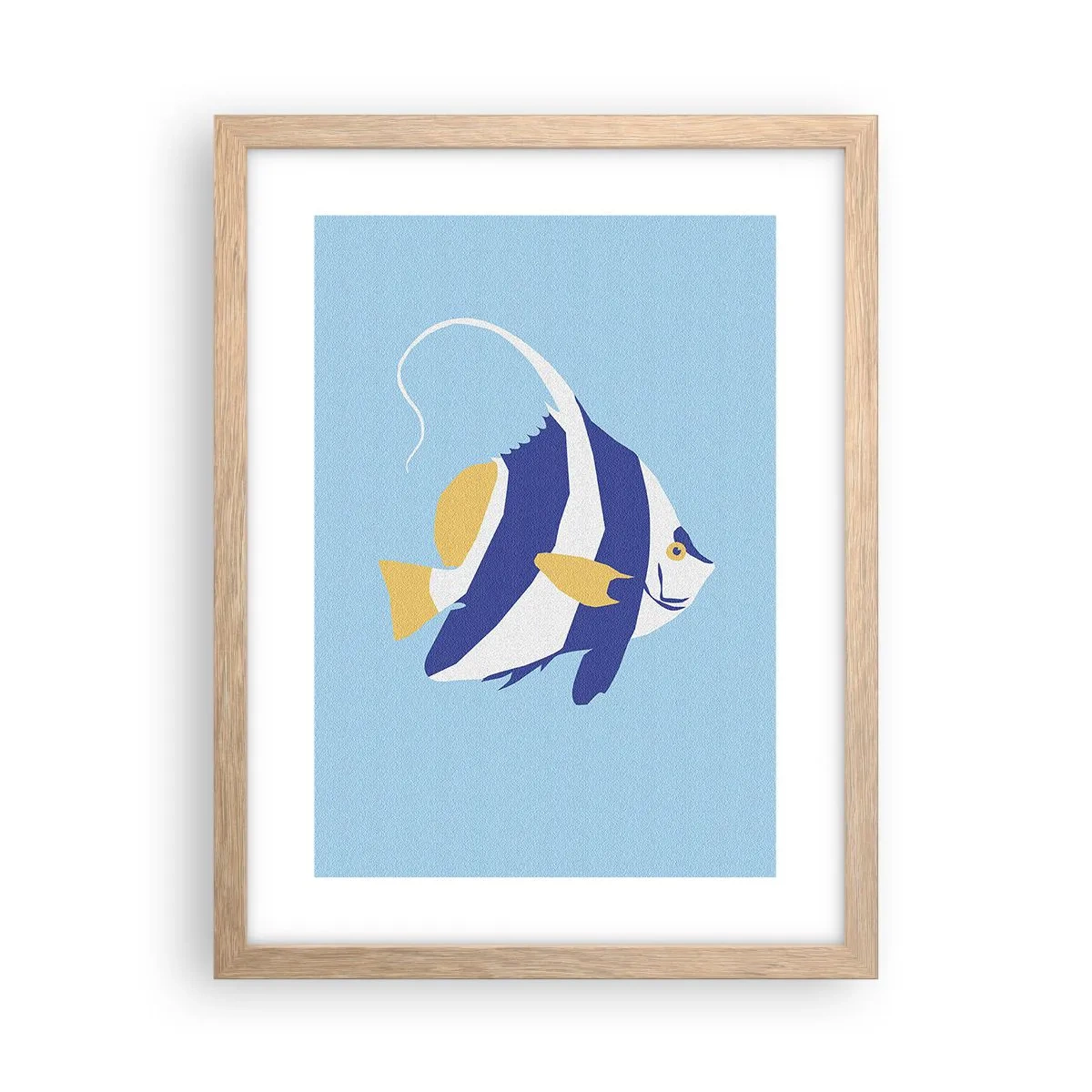 Poster in cornice rovere chiaro - Miss Mari Tropicali - 30x40 cm