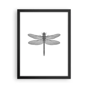 Poster in cornice nera - La precisione della natura - 30x40 cm