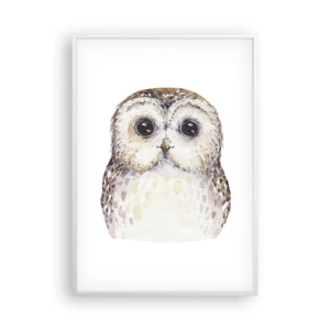 Poster in cornice bianca - Guardami negli occhi - 70x100 cm