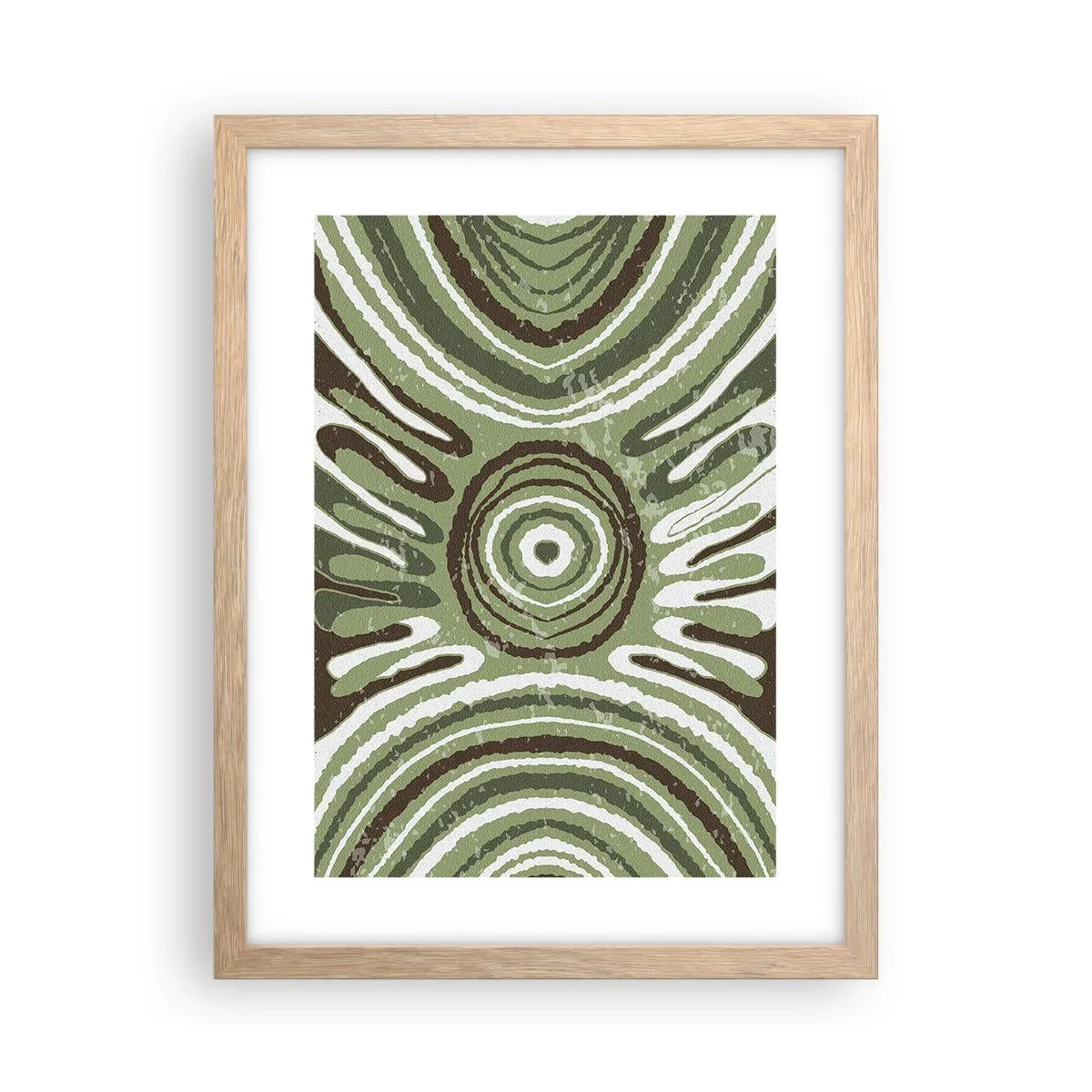 Poster in cornice rovere chiaro - Esplosione di emozioni - 30x40 cm