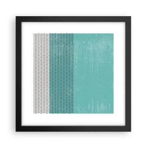 Poster in cornice nera - Composizione equilibrata - 30x30 cm