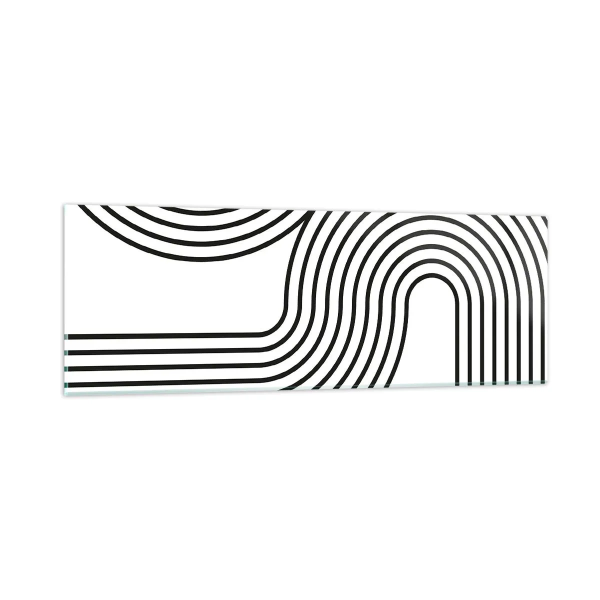 Quadro su vetro - In curva - 90x30 cm