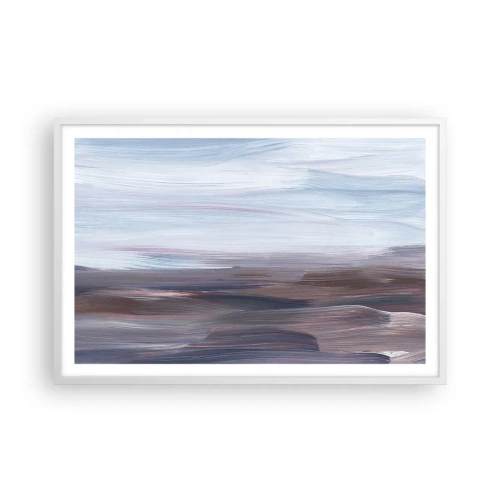 Poster in cornice bianca - Gli elementi: l'acqua - 91x61 cm