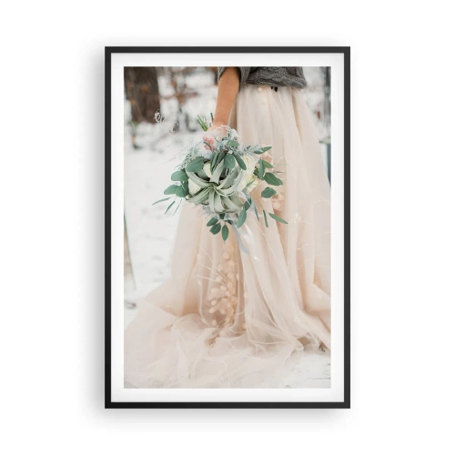 Poster in cornice nera - E vissero felici e contenti - 61x91 cm