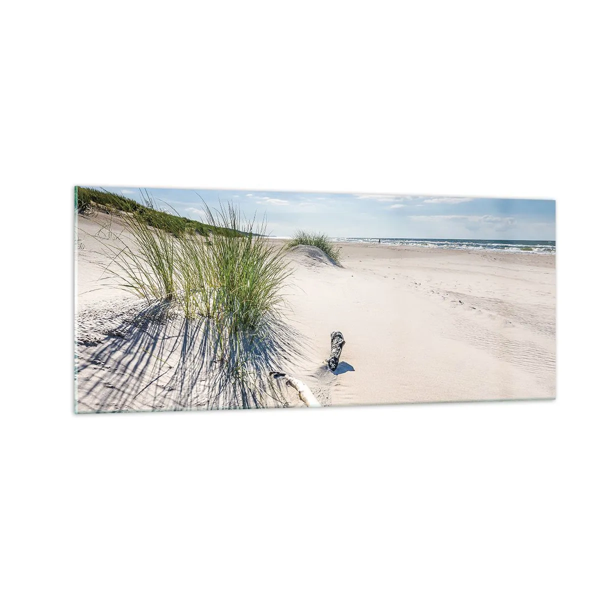 Quadro su vetro - La più bella? Quella del baltico - 100x40 cm