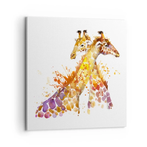 Quadro su tela - Stampe su Tela - È amicizia o amore? - 60x60 cm