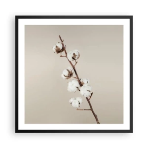 Poster in cornice nera - Alla fonte della morbidezza - 60x60 cm