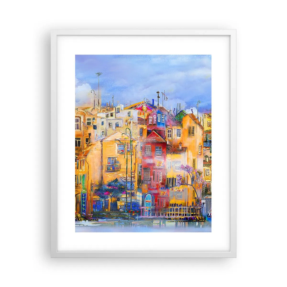 Poster in cornice bianca - Siamo insieme - 40x50 cm