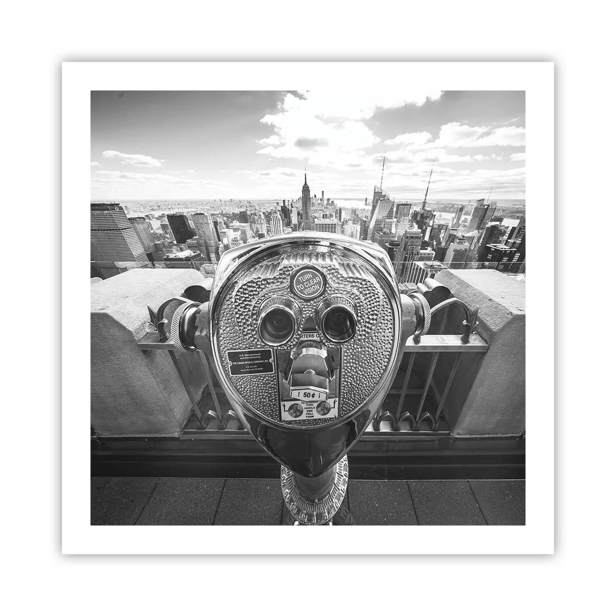 Poster - Il centro del mondo - 60x60 cm