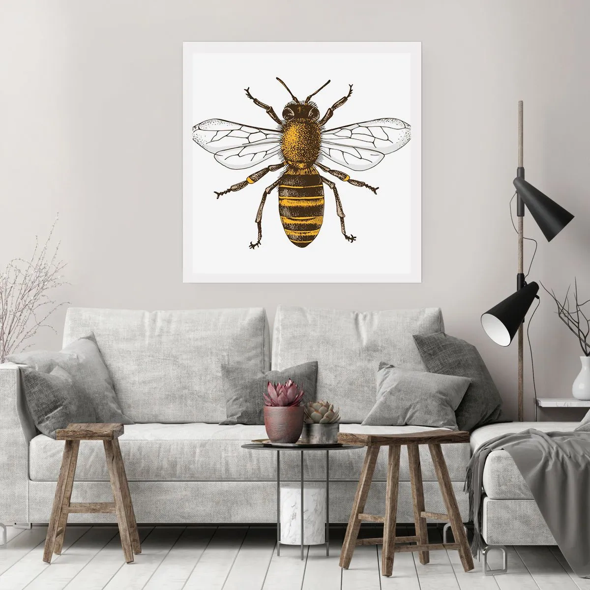 Poster - Bella e buona - 50x50 cm