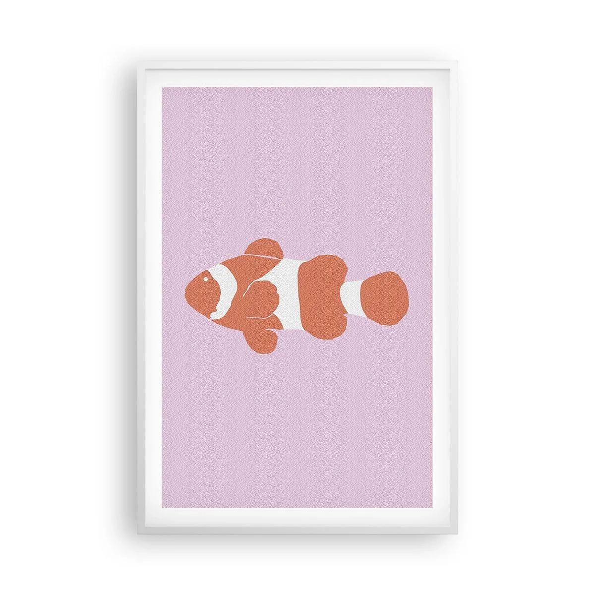 Poster in cornice bianca - Abbinato ai coralli - 61x91 cm