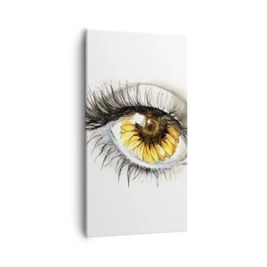 Quadro su tela - Stampe su Tela - Uno sguardo caldo come l'estate - 55x100 cm