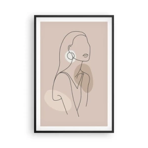 Poster in cornice nera - Icona di giovinezza - 61x91 cm