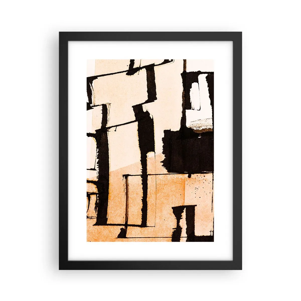 Poster in cornice nera - Comunque in ordine - 30x40 cm
