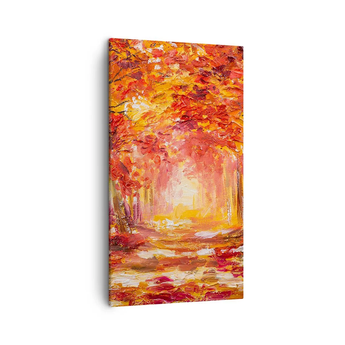 Quadro su tela - Stampe su Tela - Foresta di rame - 45x80 cm