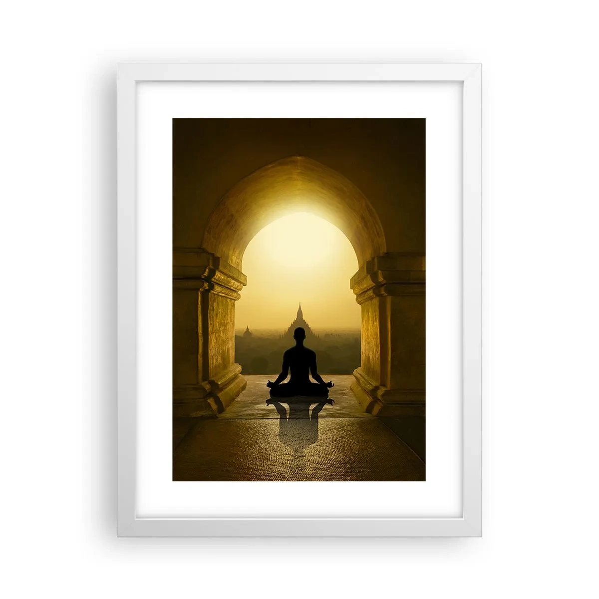 Poster in cornice bianca - Armonia completa - 30x40 cm