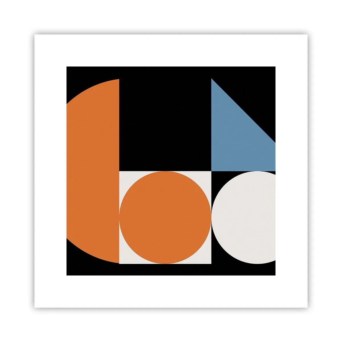 Poster - Composizione di figure - 30x30 cm