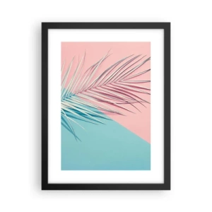 Poster in cornice nera - Impressione tropicale - 30x40 cm